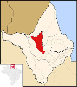 Location in Amapá state