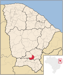 Várzea Alegre – Mappa