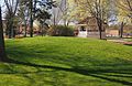 Public Square with precontact Native American burial mound