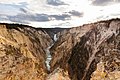 Die Lower Falls im Grand Canyon of the Yellowstone vom Artist Point