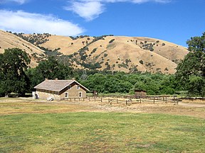 Kasernengebäude in Fort Tejon