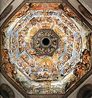 Δευτέρα Παρουσία, μεταξύ 1572 και 1579, Φλωρεντία, Duomo, θόλος