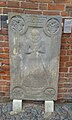 Grabtafel der 7-jährigen Tochter eines Propstes, die 1597 an der Pest verstorben ist