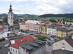 Der Hauptplatz von Freistadt