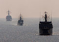 KD Sri Indera Sakti and other ships in CARAT exercise 2009.