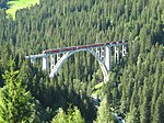 Langwieser Viadukt der Rhätischen Bahn