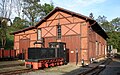 Heizhaus im Bahnhof Oberrittersgrün (2009)