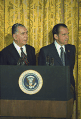 Brazilian president Emílio Médici and U.S. president Richard Nixon