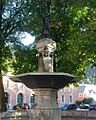 Virgiliusbrunnen im südlichen Innenhof