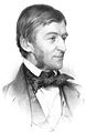 Portrait of Ralph Waldo Emerson by Sam W. Rowse; engraving by Schoff