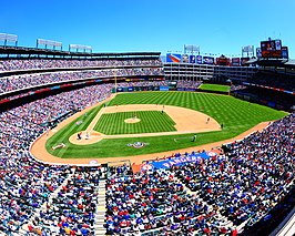 Globe Life Park in april 2009