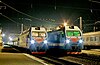 Trains of the North Caucasus Railway at Tikhoretskaya station in 2011