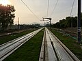 Binario tra la stazione di Bagou e quella di Yiheyuan Ingresso Ovest