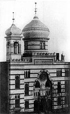Alte Synagoge Barmen um 1900