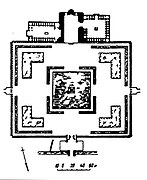 A plan for reconstruction of Arg's surrounding before the Iranian revolution in 1979.