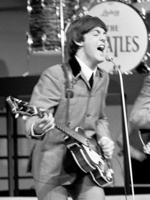 McCartney performing in 1964.