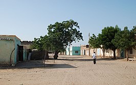 De stad Kosti in het zuidoosten van Soedan anno 2008. Verder naar het zuiden ligt de Zuid-Soedanese stad Renk.