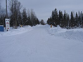 Kurravaara in de winter