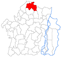 Location in Brăila County