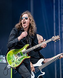 Åkerfeldt with Opeth in 2024