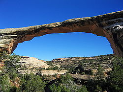 View of the arch