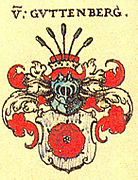 Wappen in Siebmachers Wappenbuch, 1605, mit falscher Tingierung
