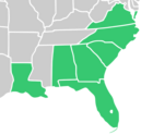 Symphyotrichum elliottii distribution map