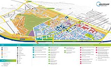 Map of the Technology Park Adlershof (WISTA)