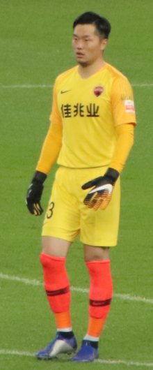 Guo Wei on the field