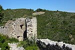 View from Château d'Aguilar to the Corbières