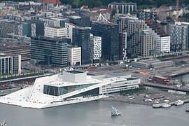 Operaen og Barcode (flyfoto 2015)