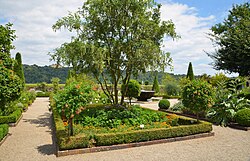 Photograph of the Bastion garden at Willibaldsburg