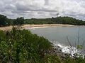 Der Strand der Ezile-Bucht bei Akwida im Jahre 2008.