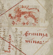 The flag of Medieval Ayas/Lajazzo as shown on the Dulcert atlas, now modern Yumurtalık (1339)