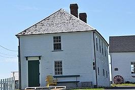 Het circa 1850 gebouwde Davis House in Clowns Cove