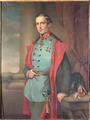 Franz Joseph I. im Alter von 22 Jahren, Porträt von Theodor Sockl (1852)