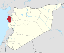 Die Lage der Provinz in Syrien