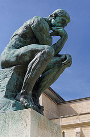 Paris’teki Rodin Müzesi'nden 1902 tarihli Düşünür bronz heykeli