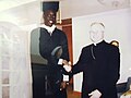 Hon Deng's graduation photo, 2001