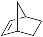 Structuurformule van norborneen