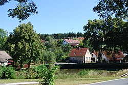 Centre of Olešná