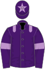 Purple, mauve epaulettes, mauve armlet, mauve star on cap