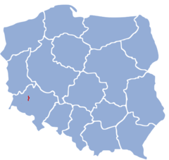 Mapa przebiegu linii kolejowej 316