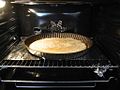 Tarte-Form im Backofen