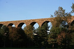 Der Eisenbahnviadukt in Kilmacthomas