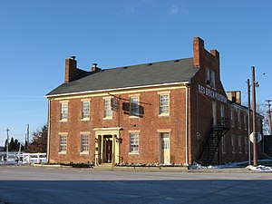 Red Brick Tavern, National Road, Lafayette, Ohio