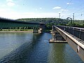 Südbrücke (links) und Horchheimer Eisenbahnbrücke