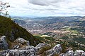 Blick vom Trebević auf Sarajevo