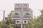 The original Sawgrass Expressway road signs