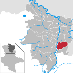 Poziția Schönhausen (Elbe) pe harta districtului Stendal